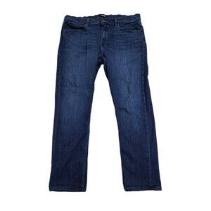 Paige Jeans Men's 36 Lennox Straight Dark Wash Denim Pants USA Made